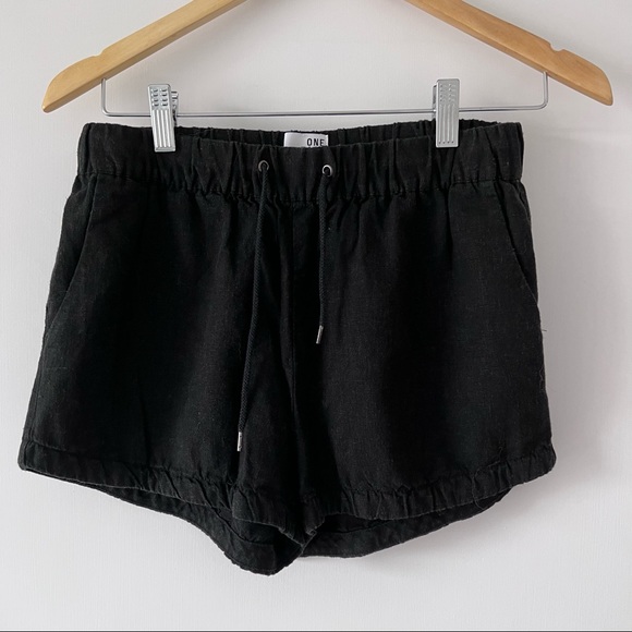 Linen Black Shorts Brand New Vero Moda Small - Picture 13 of 14